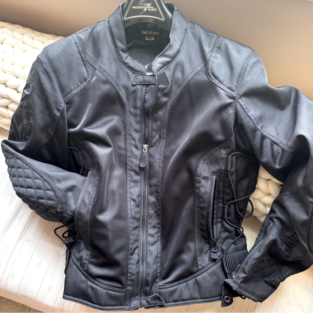 Scorpion Exo Skeleton Motorcycle Jacket with (Matching pants available)